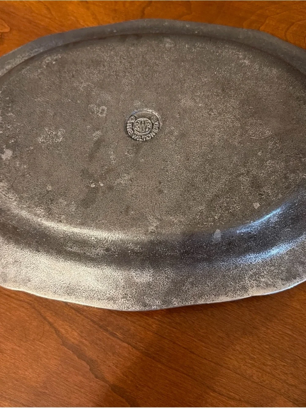 Wilton Silver-Tone Oval Serving Platter